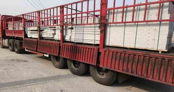 邢台 白麻荔枝面外墙干挂，工厂装车日常