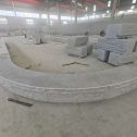 邢台 芝麻白异形坐凳，自然面光面弧形加工