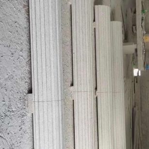 邢台 花岗岩厂家带你看白麻花岗岩门楼大柱柱皮