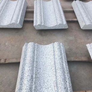 邢台 白麻花岗岩光面别墅线条