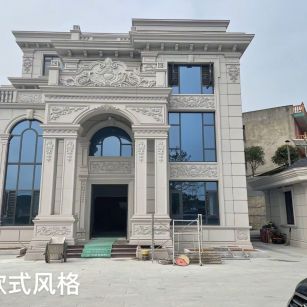 邢台 白麻花岗岩别墅外墙干挂