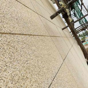 邢台 黄金麻花岗岩荔枝面外墙干挂石材效果示例