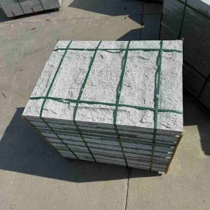 邢台 白麻花岗岩石材自然面蘑菇石成品