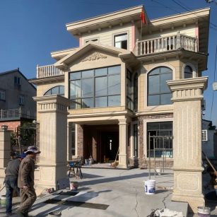 邢台 黄金麻花岗岩荔枝面别墅外墙干挂私家专属