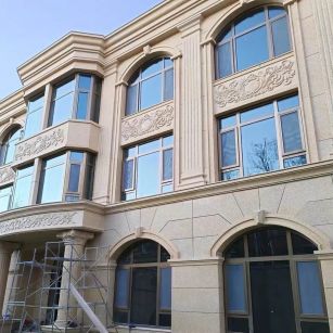 邢台 黄金麻花岗岩别墅外墙干挂