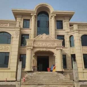 邢台 黄金麻花岗岩别墅外墙干挂