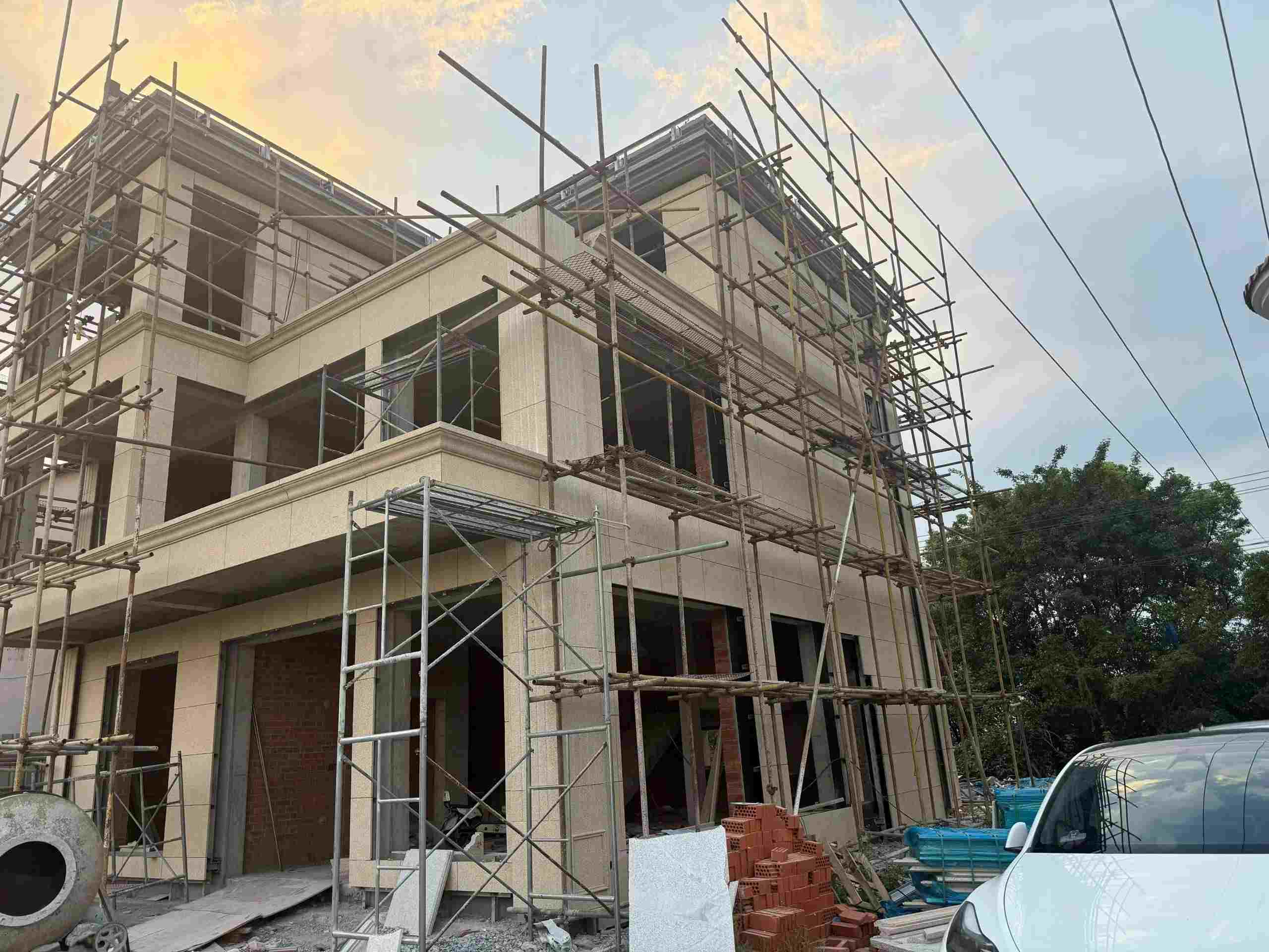 邢台 黄金麻荔枝面花岗岩外墙干挂