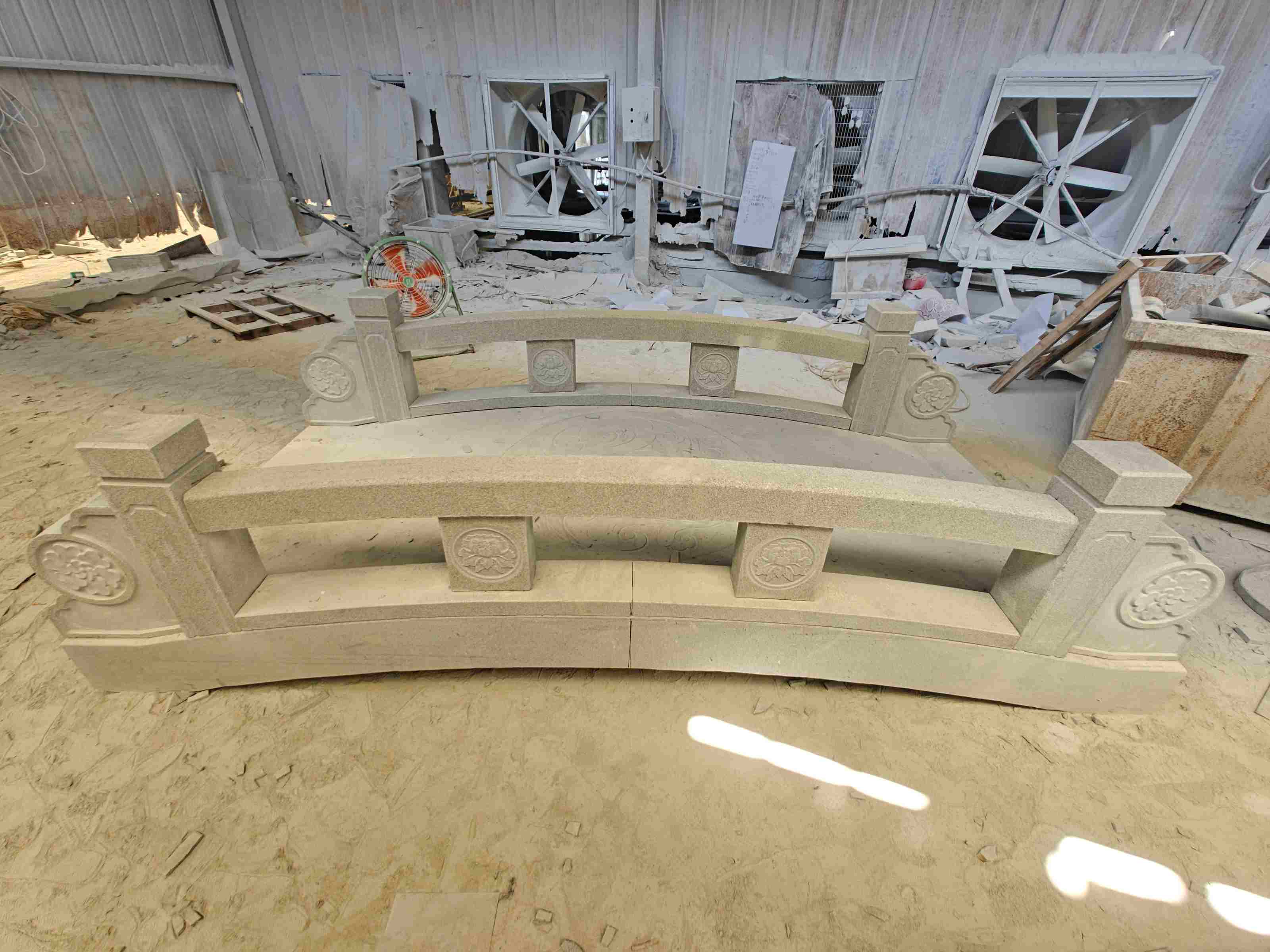 邢台 芝麻灰花岗岩异形加工-拱桥，石桥