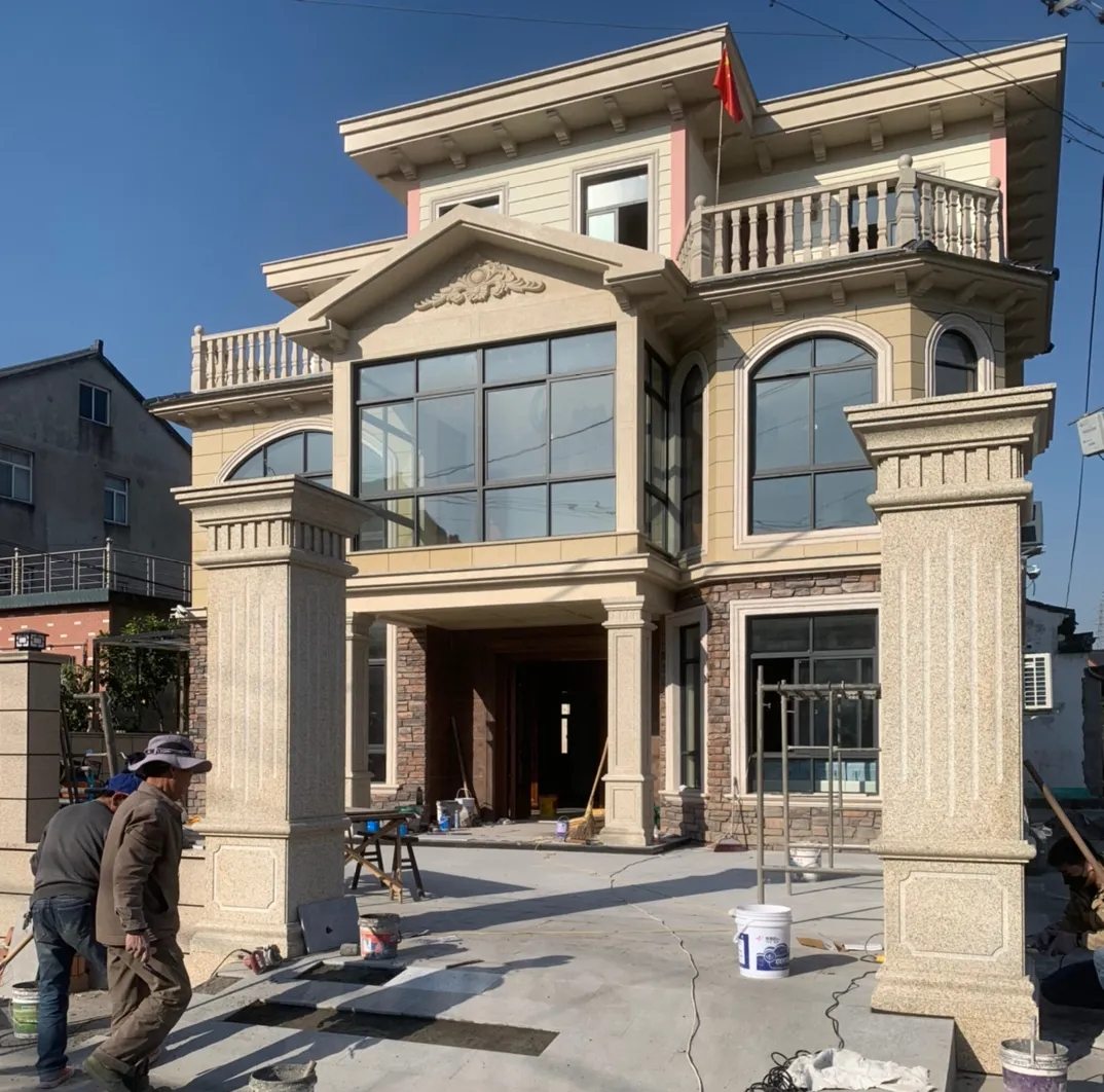 邢台 黄金麻花岗岩荔枝面别墅外墙干挂私家专属