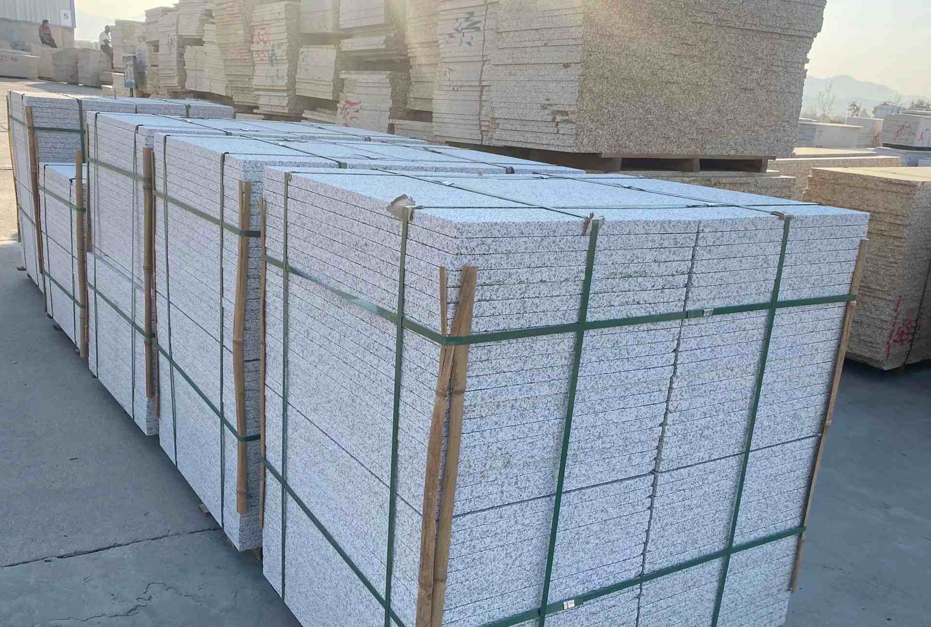 邢台 白麻花岗岩荔枝面地铺石