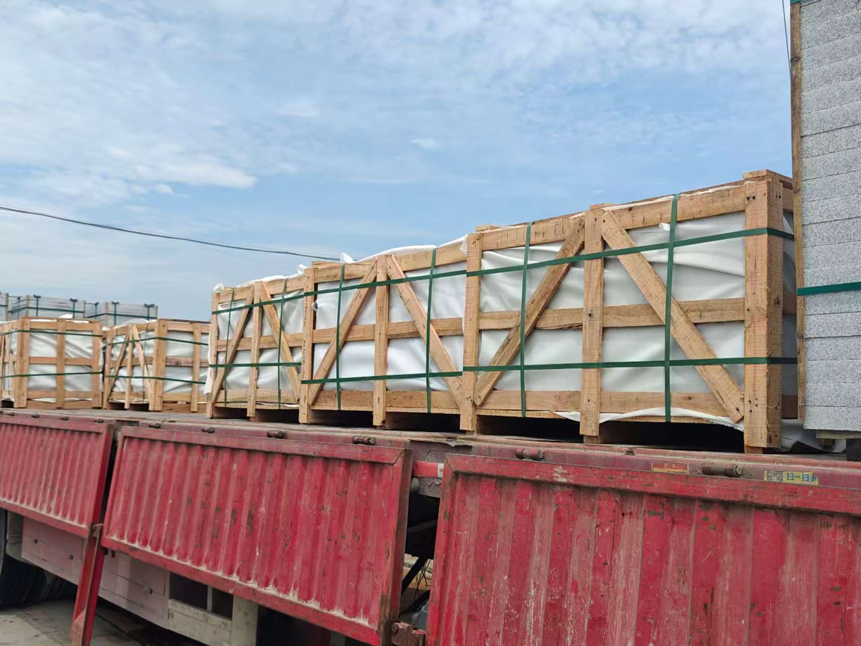 邢台 芝麻白花岗岩地铺石出口专车-泰国游