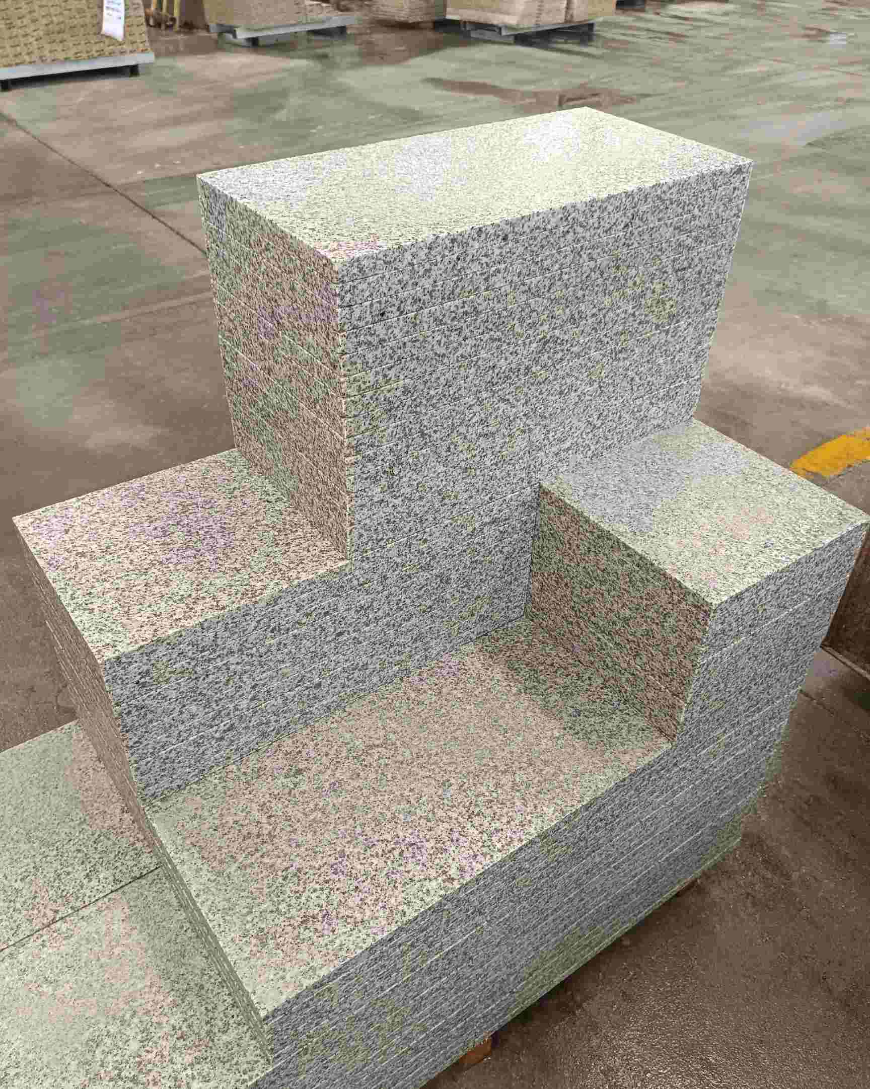 邢台 白麻花岗岩荔枝面地铺石