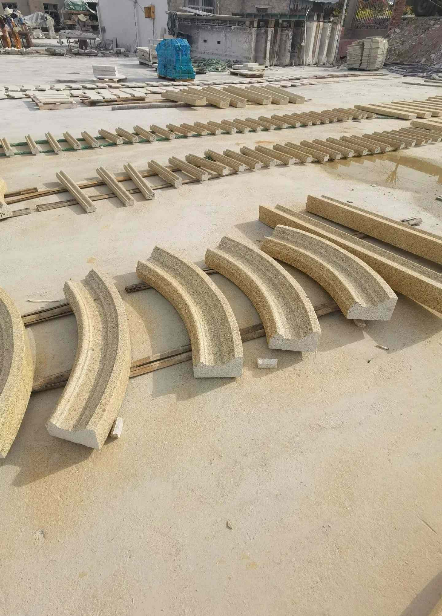 邢台 黄金麻花岗岩别墅线条